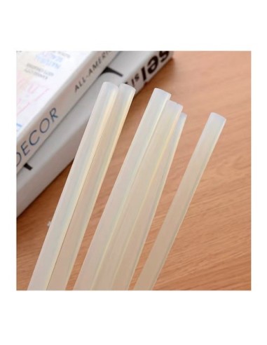 BLISTER DE 10 BARRAS TERMOFUSIBLES DE SILICONA 11 MM X 17.8 CM  MAKRO 040816