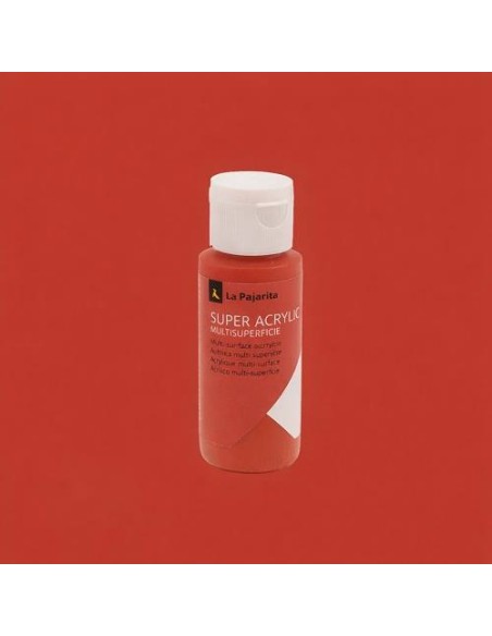 PINTURA SUPER ACRYLIC a-27 OXIDO ROJO LA PAJARITA 180076