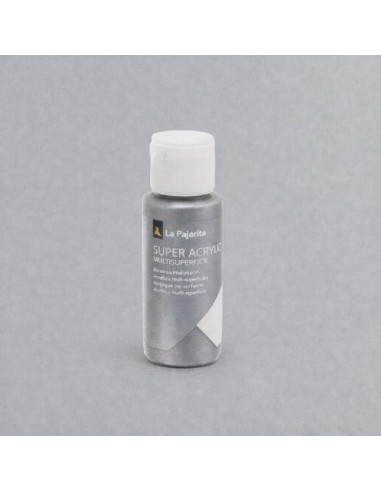 PINTURA SUPER ACRYLIC a-50 PLATA REAL LA PAJARITA 182476