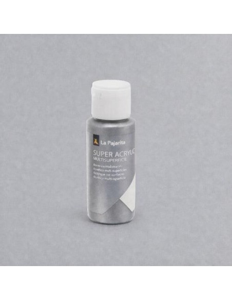 PINTURA SUPER ACRYLIC a-50 PLATA REAL LA PAJARITA 182476
