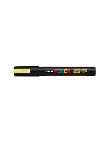 MARCADOR POSCA PINTURA BASE AL AGUA 1,8-2,5 mm PC-5M AMARILLO FLUOR