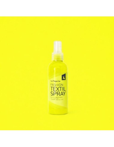 PINTURA DE TELA EN SPRAY TS-13 AMARILLO FLUOR 100ML LA PAJARITA 212274