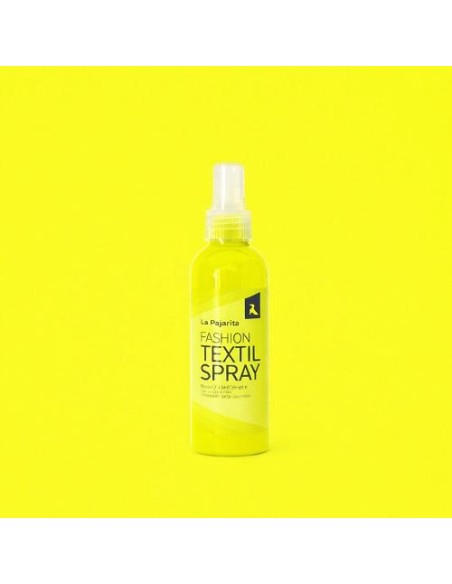 PINTURA DE TELA EN SPRAY TS-13 AMARILLO FLUOR 100ML LA PAJARITA 212274