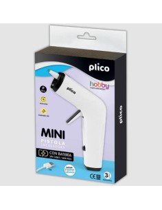 PISTOLA DE SILICONA TERMOFUSIBLE MINI CON BATERIA PLICO 1660