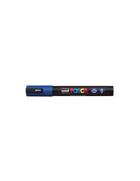 MARCADOR POSCA PINTURA BASE AL AGUA 1,8-2,5 mm PC-5M AZUL PUNTA