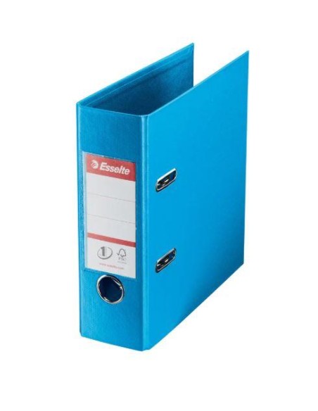 ARCHIVADOR PLASTICO CUARTO NATURAL AZUL  ESSELTE 468650