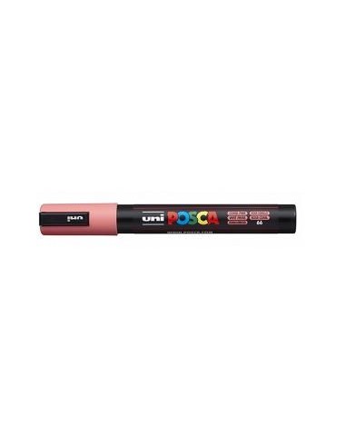 MARCADOR POSCA PINTURA BASE AL AGUA 1,8-2,5 mm PC-5M ROSA CORAL PUNTA