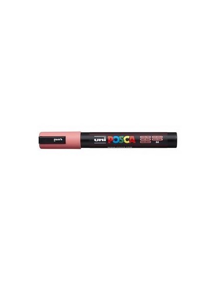 MARCADOR POSCA PINTURA BASE AL AGUA 1,8-2,5 mm PC-5M ROSA CORAL PUNTA