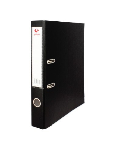 ARCHIVADOR CARLIN A4 LOMO ESTRECHO NEGRO GRAFOPLAS 17269310
