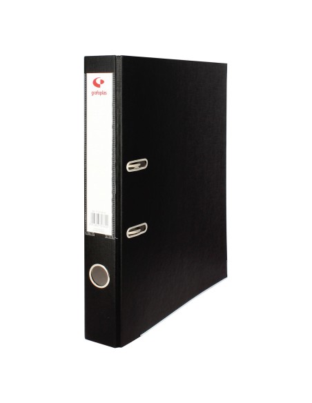 ARCHIVADOR CARLIN A4 LOMO ESTRECHO NEGRO GRAFOPLAS 17269310
