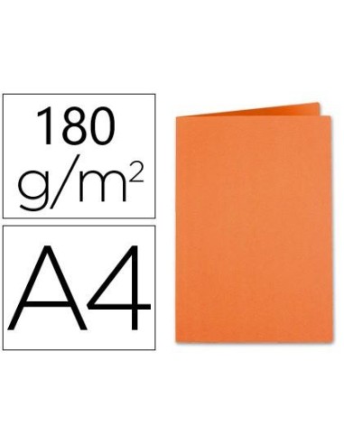 SUBCARPETA A4 NARANJA FUERTE GRAFOPLAS COD-17452 POR UNIDAD