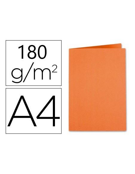 SUBCARPETA A4 NARANJA FUERTE GRAFOPLAS COD-17452 POR UNIDAD