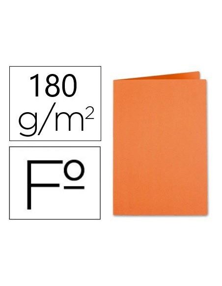 SUBCARPETA FOLIO NARANJA FUERTE GRAFOPLAS COD-17552 POR UNIDAD