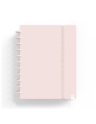 CUADERNO INGENIOX A4 80H 100GR CUADRICULA ROSA PASTEL CARCHIV 66024125