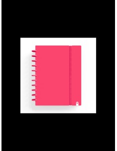 CUADERNO INGENIOX FOAM A5 80H 100GR CUADRICULA ROJO CARCHIVO 66025112