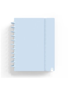 CUADERNO INGENIOX FOAM A5 80H 100GR CUADRICULA AZUL PASTEL CARCHIVO 66025130