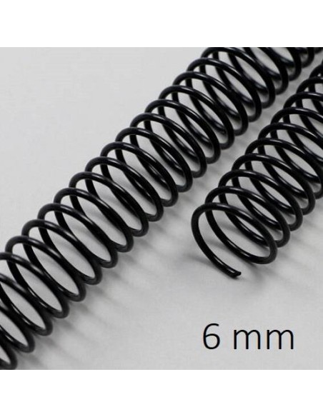 ESPIRAL METAL NEGRA 06 MM C/100  DHP22056
