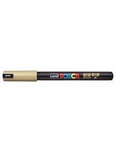MARCADOR POSCA PINTURA BASE AL AGUA 0,7 mm PC-1MR ORO PUNTA EXTRA FINA