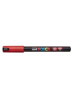 MARCADOR POSCA PINTURA BASE AL AGUA 0,7 mm PC-1MR ROJO PUNTA EXTRA FIN