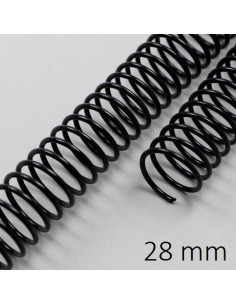 ESPIRAL METAL NEGRA 32 MM C/50 POR UNIDAD DHP 23032