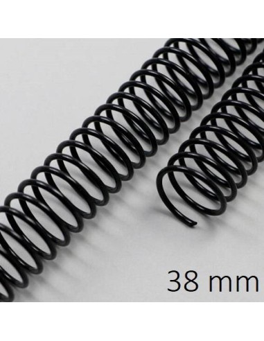 ESPIRAL METAL NEGRA 38 MM C/30 DHP 23038