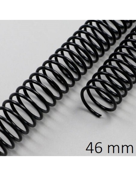 ESPIRAL METAL NEGRA 46 MM C/30 POR UNIDAD DHP 23046