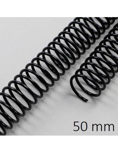 ESPIRAL METAL NEGRA 50 MM C/25 POR UNIDAD DHP 23050