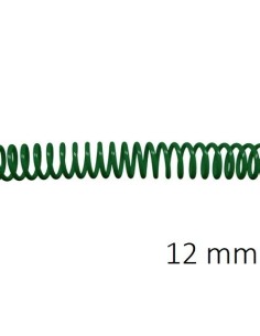 ESPIRAL PLASTICO 5:1 12MM C/100 VERDE DHP 1820022 POR UNIDAD