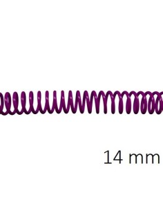 ESPIRAL PLASTICO 5:1 14MM C/100 PURPURA DHP 1820256 POR UNIDAD