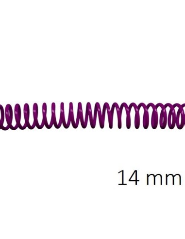 ESPIRAL PLASTICO 5:1 14MM C/100 PURPURA DHP 1820256 POR UNIDAD