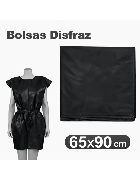 BOLSA DE DISFRACES 65X90 NEGRA UNIDAD GRAFOPLAS 00072010