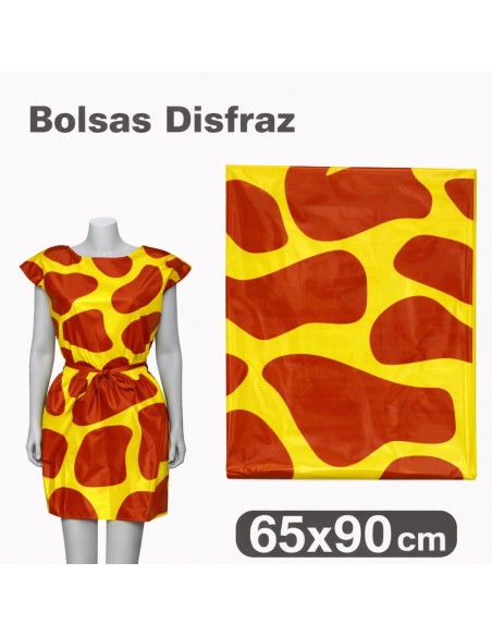 BOLSA DE DISFRACES 65 X 90 AMARILLO/MARRON GRAFOPLAS 00072107