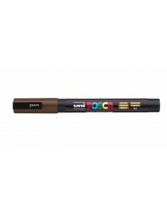 MARCADOR POSCA PINTURA BASE AL AGUA 0,9-1,3mm  PC-3M MARRON  PUNTA FIN