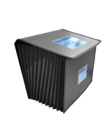 CLASIFICADOR A4  FUELLE EXTENSIBLE 12 DIVISIONES BUSSINES CLASS NEGRO HFP 41667