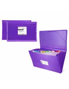 CLASIFICADOR 13 DIVISIONES MULTILINE  FUELLE VIOLETA GRAFOPLAS 02963035