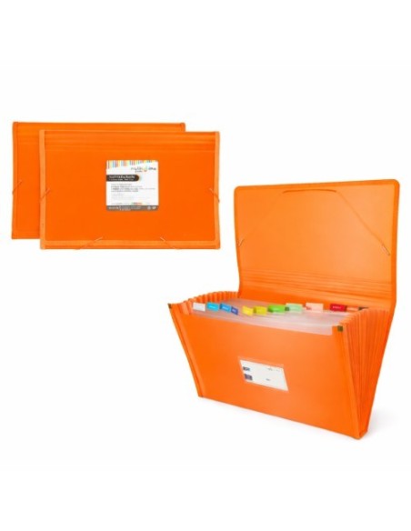 CLASIFICADOR 13 DIVISIONES MULTILINE   FUELLE NARANJA GRAFOPLAS 02963052