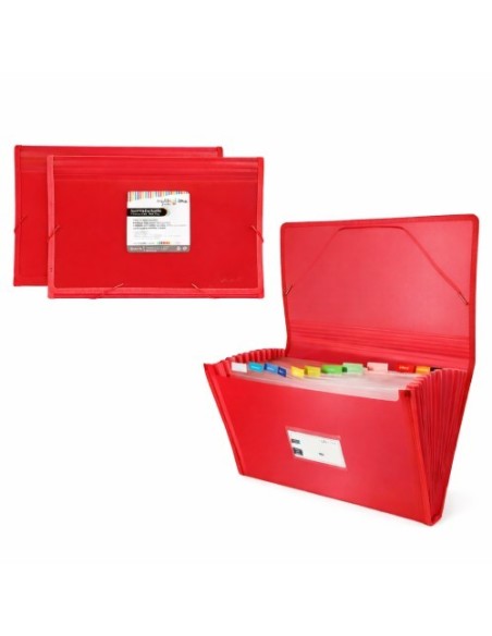 CLASIFICADOR 13 DIVISIONES MULTILINE   FUELLE  ROJO GRAFOPLAS 02963051