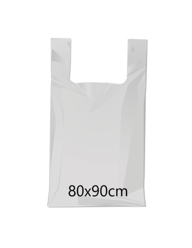 BOLSA CAMISETA 80X90 RECICLADA  POR UNIDAD CLEA 99901523 (50)