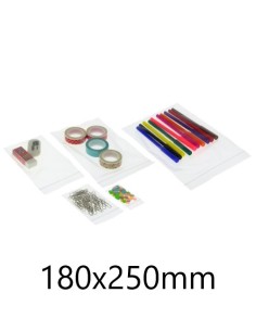 BOLSAS MINIGRIP POLIETIRENO 180X250 BOLSA DE 100 GRAFOPLAS 50063400
