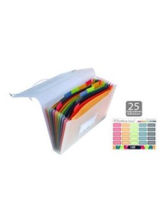 CLASIFICADOR A5 CON GOMAS 12 DIVISIONES VITAL COLOR HFP 41018