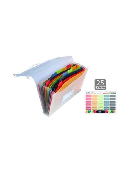 CLASIFICADOR A5 CON GOMAS 12 DIVISIONES VITAL COLOR HFP 41018