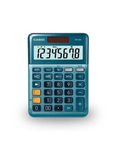 CALCULADORA CASIO MS-80E  8 DIGITOS Y SOLAR