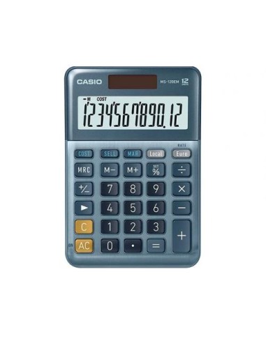 CALCULADORA CASIO MS-120 EM SOBREMESA 12 DIGITOS
