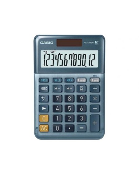 CALCULADORA CASIO MS-120 EM SOBREMESA 12 DIGITOS