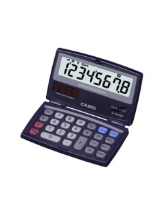 CALCULADORA CASIO SL-100 VERA 8 DIGITOS NEGRA