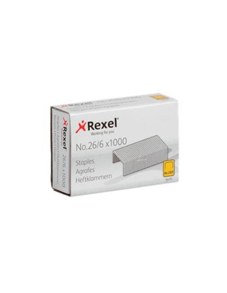 GRAPAS REXEL N 56 26/6  CAJA 1000 ESSELTE 06131