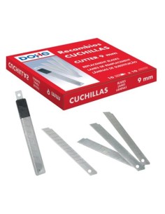 RECAMBIO CUTTER  CUCHILLAS 9 MM DOHE 79275 / ARTES 3535