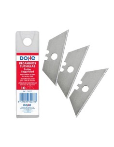 RECAMBIO 10 CUCHILLAS CUTTER CORTADOR PROFESIONAL RETRACTIL DOHE 79277