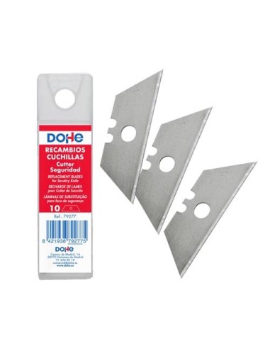 RECAMBIO 10 CUCHILLAS CUTTER CORTADOR PROFESIONAL RETRACTIL DOHE 79277