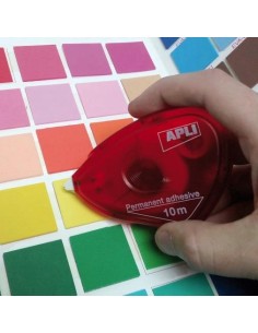 CINTA ROLLER ADHESIVA PERMANENTE 10 METROS APLI 11037 (10)